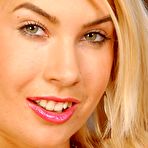 Third pic of Beautiful blonde Sasha takes a vibrator to her nice pussy after disrobing