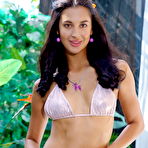 First pic of Brunette teen Victoria Mur removes her bikini in a tempting manner to go nude