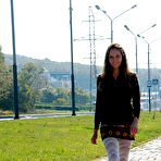 Third pic of Amateur model Katya poses fully clothed for her photographer friend