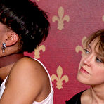 Second pic of Ebony sex slave Nikki Darling is banged by a kinky couple in bondage