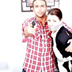 Second pic of Hot Audrey Bitoni with big tits in police uniform has hardcore sex