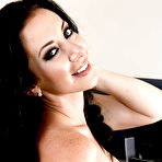 Second pic of Sexy brunette Jayden Jaymes shows off her big tits in high heels