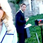 First pic of Big titted mail carrier Jazy Berlin invited for some nasty fucking