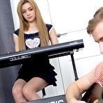 First pic of Skinny young girl Sonya Sweet takes a cumshot on her ass after a fuck