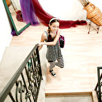 First pic of Asian teen babe Amai Liu gets in the bath with an oldman and has sex