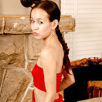 First pic of Young Asian amateur Amai Liu baring shaved teen pussy for close ups