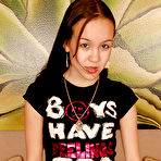 First pic of Skinny Asian spinner Amai Liu baring flat chest and bald vagina