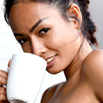 Fourth pic of Hot teen Magen strips totally naked after breakfast has been served