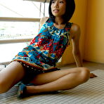 First pic of Skinny Asian gril drops her drawers to expose a meaty and hairy twat