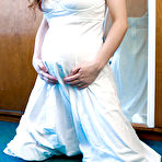 First pic of Amateur pregger Rosanna shows off her belly bump and swollen breasts