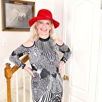 First pic of Chunky granny Judy Belkins revealing shaved pussy and large boobs