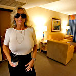 First pic of Older blonde housewife Sandra Otterson freeing massive babe type boobs