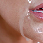 Fourth pic of Hardcore mature blonde Brandi Love gets cum in her mouth on cam
