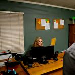First pic of Busty office lady Brandi Love gives a blowjob and gets screwed hardcore