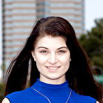 First pic of Young chick Alyson Grey flashing ass and panties in public places