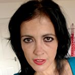 First pic of Chubby mature Montse Swinger stripping sexy underwear to bare nice tits