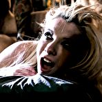 Second pic of Tattooed brunette has sex with her guy after he's done fucking a blonde