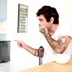 First pic of Horny blonde Kenzie Reeves seduces her stepbrother while wearing no pants