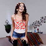 First pic of Charismatic babe in stockings Janice Griffith boasts with her ass hole