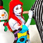 Second pic of Amateur chick Joanna Angel and guy don creepy cosplay outfits before fucking