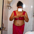 First pic of Busty Indian woman joins her man friend for foreplay on bed