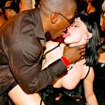 Fourth pic of Bisexual chicks engage in straight and lesbian sex inside a swinger's club