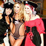 First pic of Lusty teen babes Cindy and Amy have groupsex at a wild party