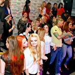 Fourth pic of Hot chicks in jeans & mini dresses flaunting hot ass at interracial CFNM party