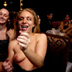 Fourth pic of Cumshot action featuring wild clothed beauties receiving cum on their faces