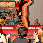 Fourth pic of Slutty amateurs getting drunk and going wild at the party with malestripper