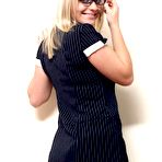 First pic of Teen fatty in fishnet stockings strips and shows off her appetising curves