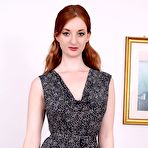 First pic of Natural redhead Zara Durose takes off her dress and lingerie to go nude