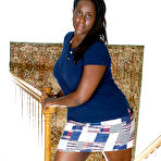 First pic of Fat ebony MILF with huge tits Jastar slutty moments of nudity solo