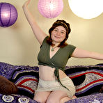 First pic of Chubby amateur Dawn Honeycrisp squirts milk from tits before fingering pussy