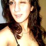 Third pic of Indian solo girl takes self shots of her big natural tits