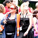First pic of Teen girls at a street party are secretly recorded by a public voyeur