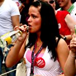 Second pic of Teen girls at a street party are secretly recorded by a public voyeur