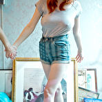 Fourth pic of First time lesbian girls Talulah and Uma J dressing their naked bodies