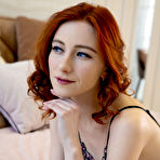 First pic of Young redhead Rona Talin hits upon great nude poses during a solo gig