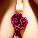 Fourth pic of Redheaded teen Christal May gets totally naked on a chair