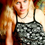 First pic of Beautiful 18-year-old blonde Yana F shows her small tits and pussy too