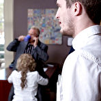 First pic of Office threesome groupsex with marvelous milf Phoenix Marie