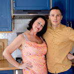 First pic of Mature housewife Eva Jayne has pussy to mouth sex with a young man