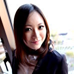 First pic of Japanese beauty Ritsuko Tachibana takes off office attire to go nude on a bed
