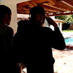 First pic of Slutty white chick spits out cum after an interracial sex with massive cocks