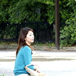 First pic of Japanese girl Tomomi Matsuda gives a blowjob in a bathroom before upskirt play