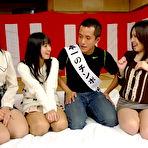 First pic of Japanese girl sports a creampie after having sex afore her naked girlfriends