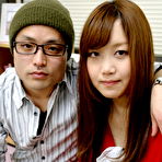 First pic of Japanese girl Kana Sendo has sex with a guy in front of her cuckold