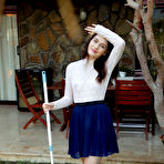 First pic of Horny teen Kacy Lane pauses yard work to strip naked and finger fuck her pussy