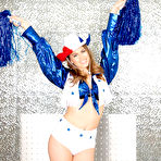 First pic of Cheerleader Jill Kassidy disrobes before sucking and fucking a huge black dick